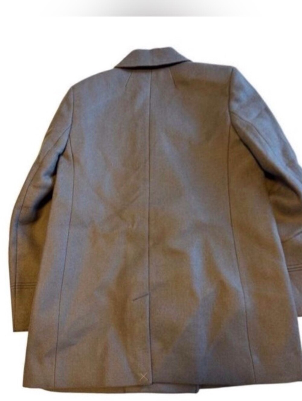 J. Crew Classic peacoat jacket double breasted coat Italian wool blend melton - Picture 12 of 16